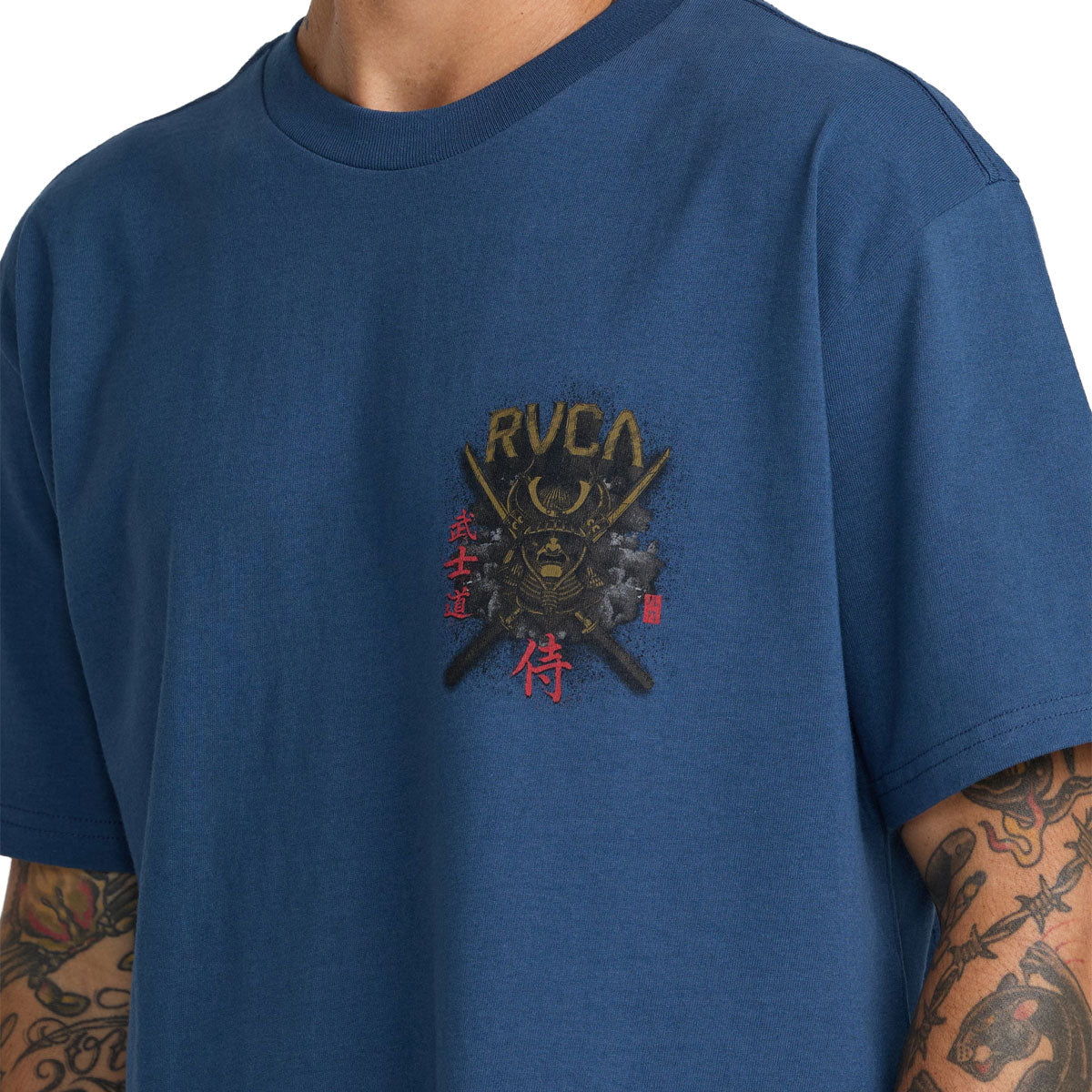 RVCA Bushido T-Shirt - Dark Denim image 5