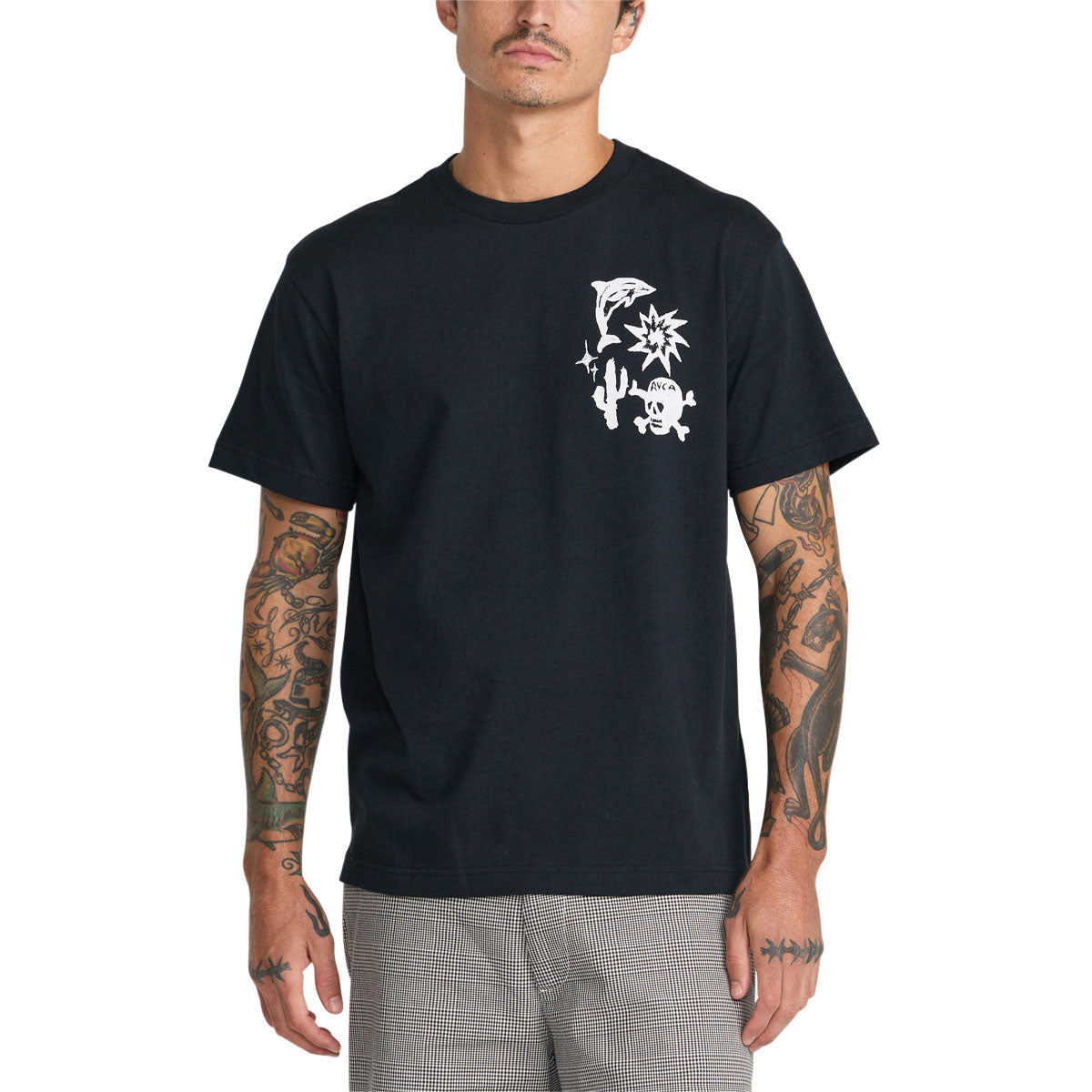 RVCA High On Life T-Shirt - Black image 3