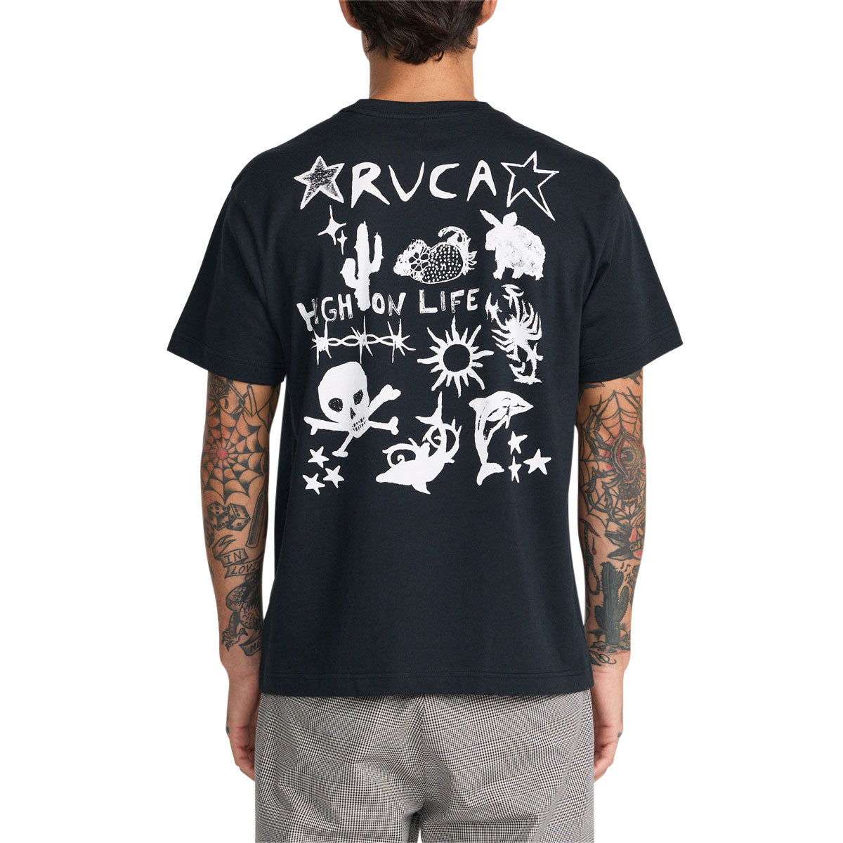 RVCA High On Life T-Shirt - Black image 4