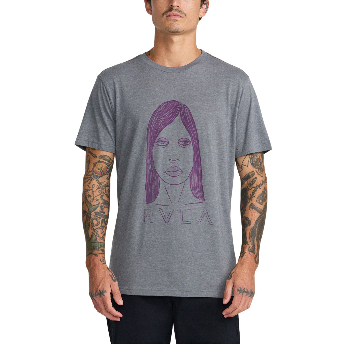 RVCA Sleepy Girl T-Shirt - Smoke image 3