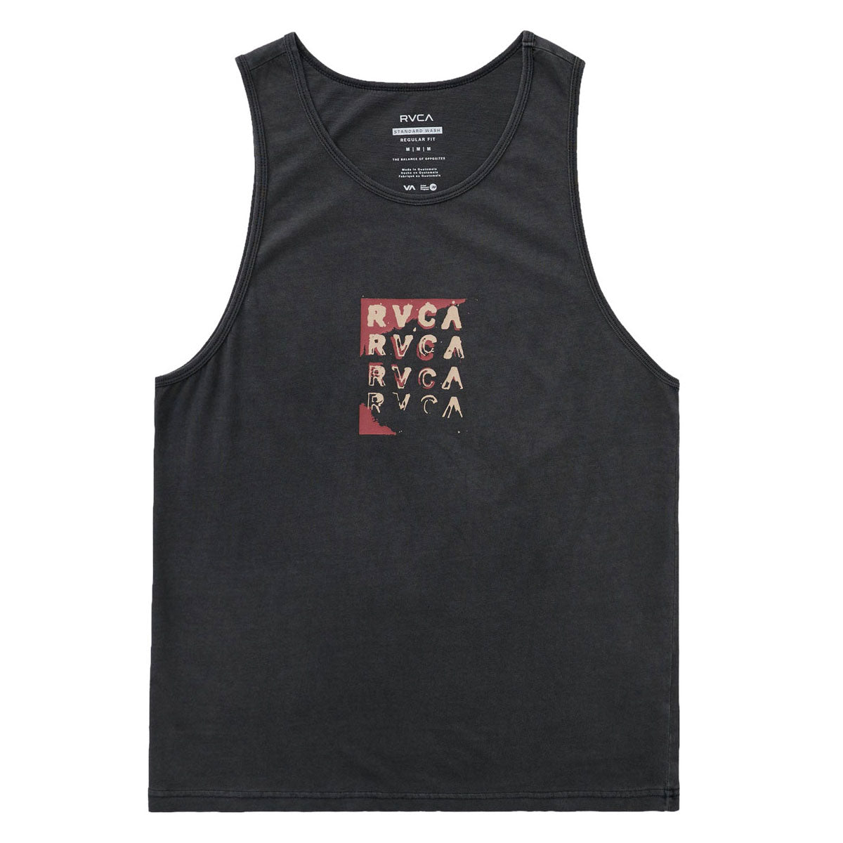 RVCA Rvca Quad Tank Top - Pirate Black image 1