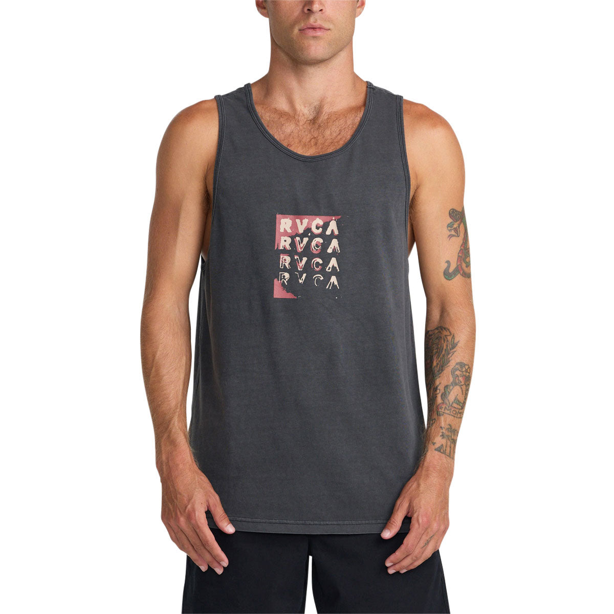 RVCA Rvca Quad Tank Top - Pirate Black image 2