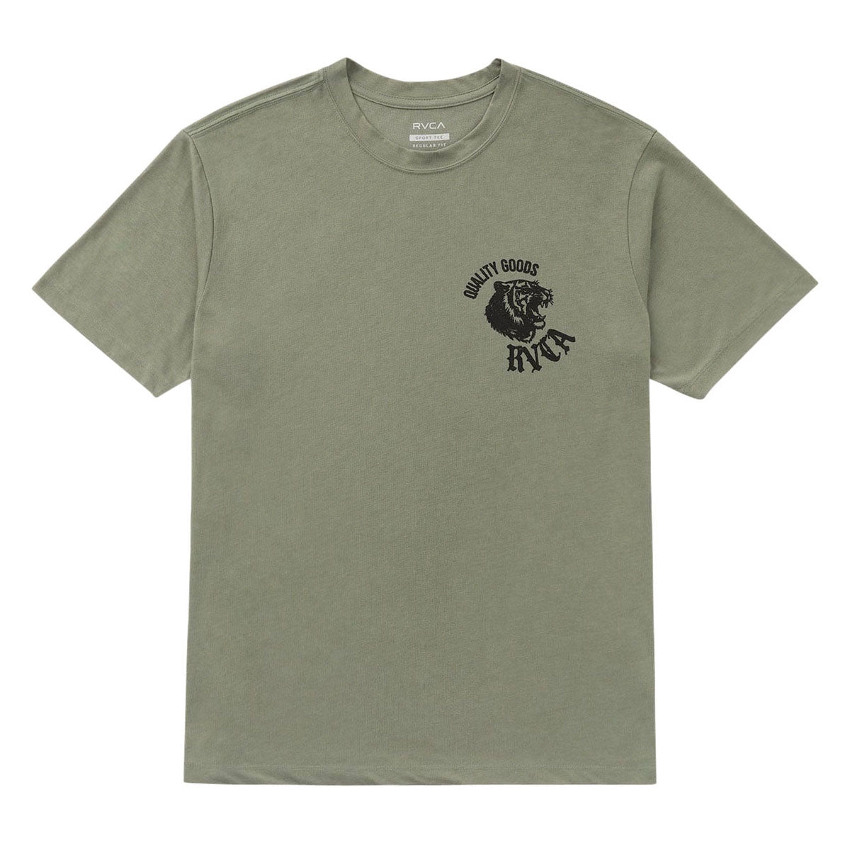 RVCA Big Cat T-Shirt - Army image 2