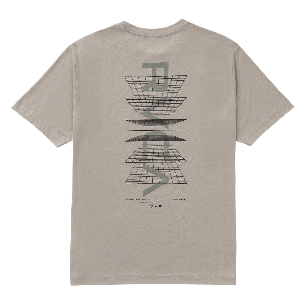 RVCA Inter RVCA T-Shirt - Brown Stone image 2