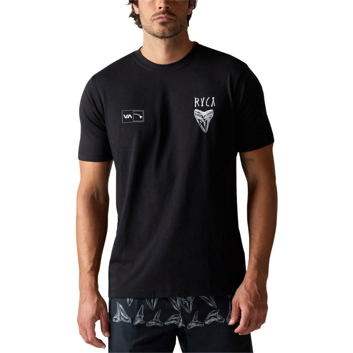RVCA Ben Horton Hawaii T-Shirt - Black image 3