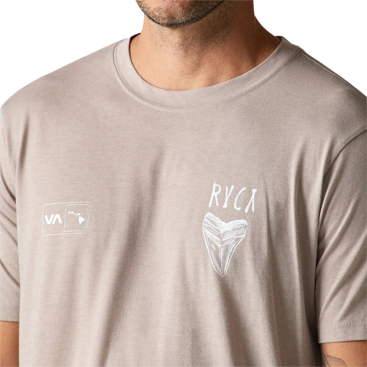 RVCA Ben Horton Hawaii T-Shirt - Brown Stone image 5