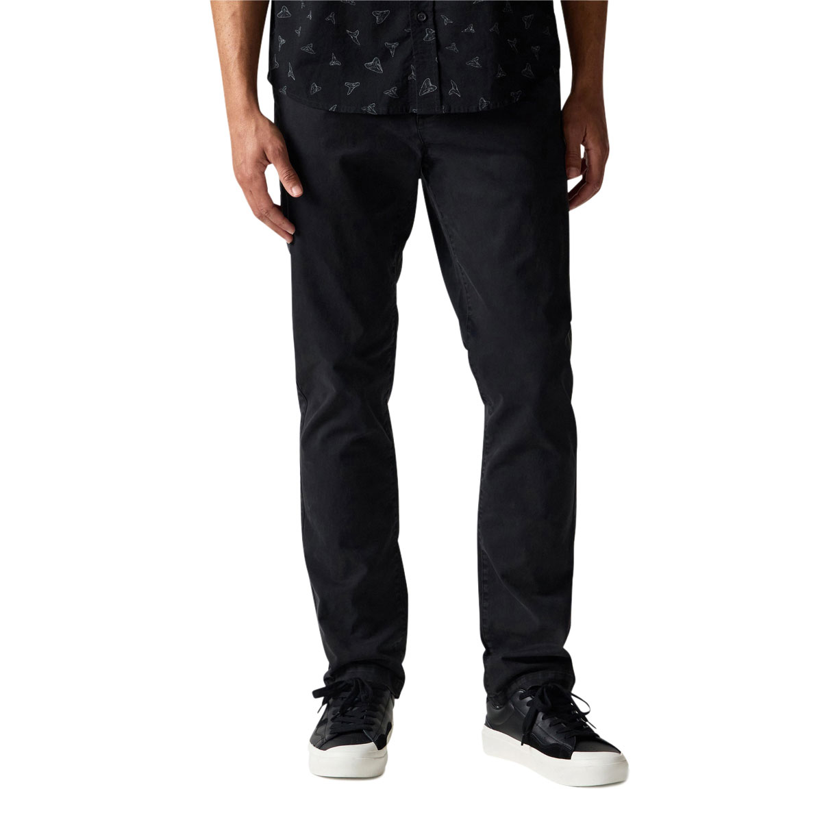 RVCA Weekend Washed Chino Pants - Black image 1