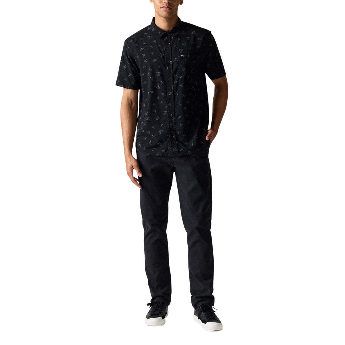 RVCA Weekend Washed Chino Pants - Black image 4