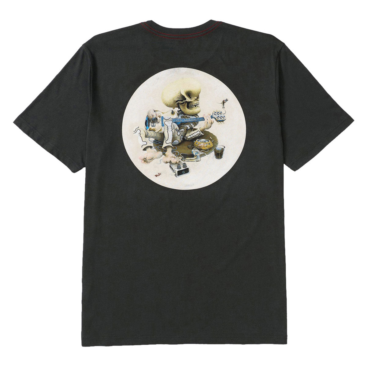 RVCA Skull Jams T-Shirt - Pirate Black image 1