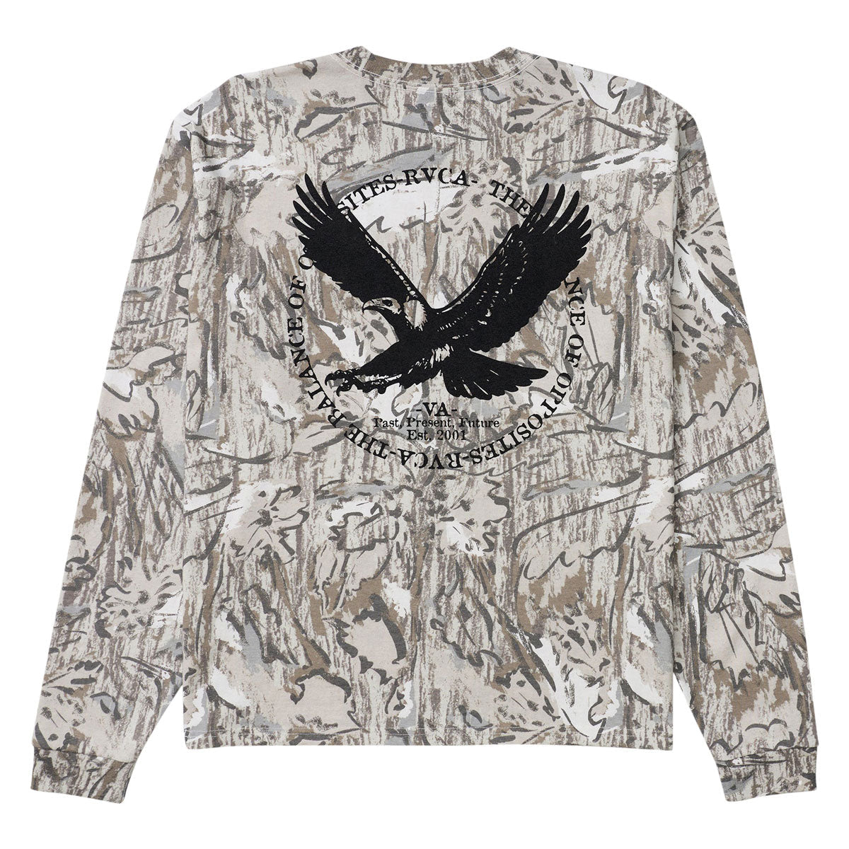 RVCA Vulture Culture Long Sleeve T-Shirt - Camo image 2