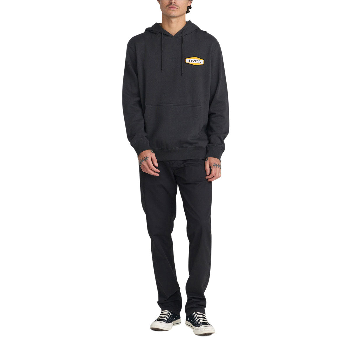 RVCA Fuel Hoodie - Pirate Black image 4
