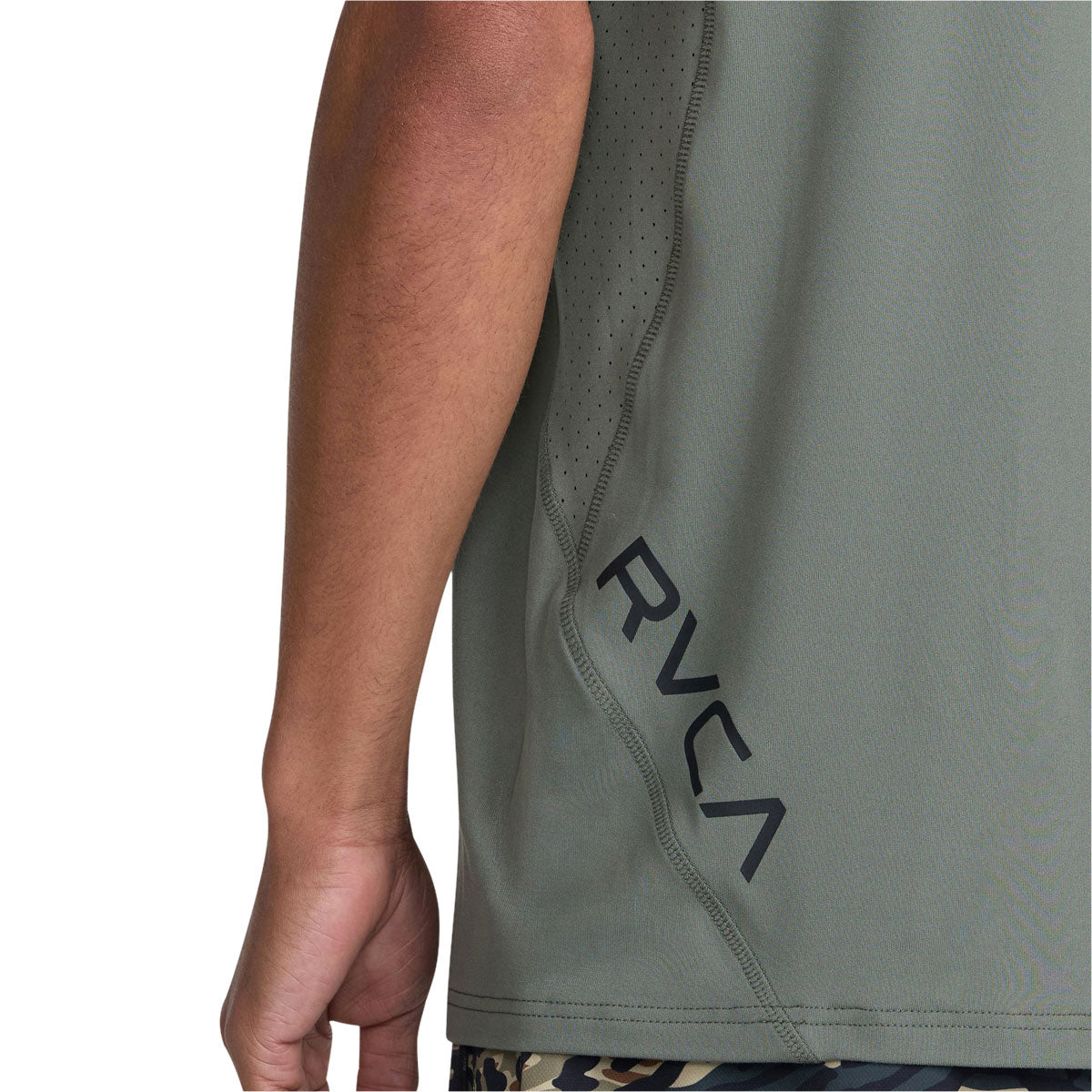 RVCA Sport Vent Polo Shirt - Sage Leaf II image 4