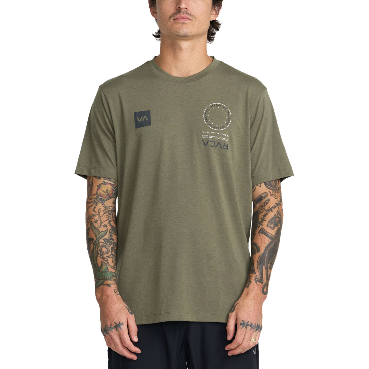 RVCA VA Mark 2 T-Shirt - Army image 3