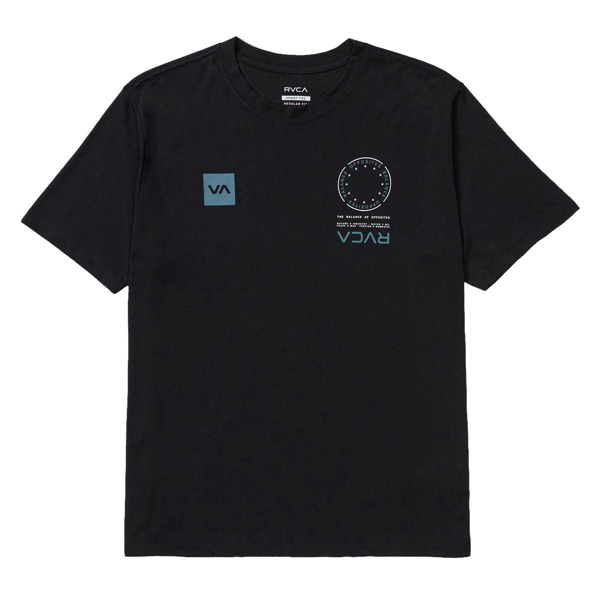RVCA VA Mark 2 T-Shirt - Black image 1