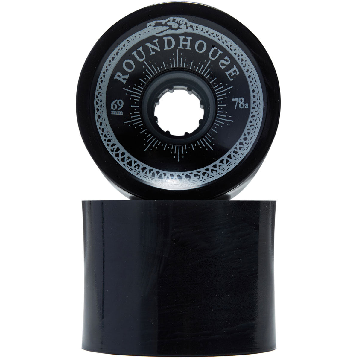 Carver Roundhouse Concave 78a Longboard Wheels - Smoke - 69mm image 2