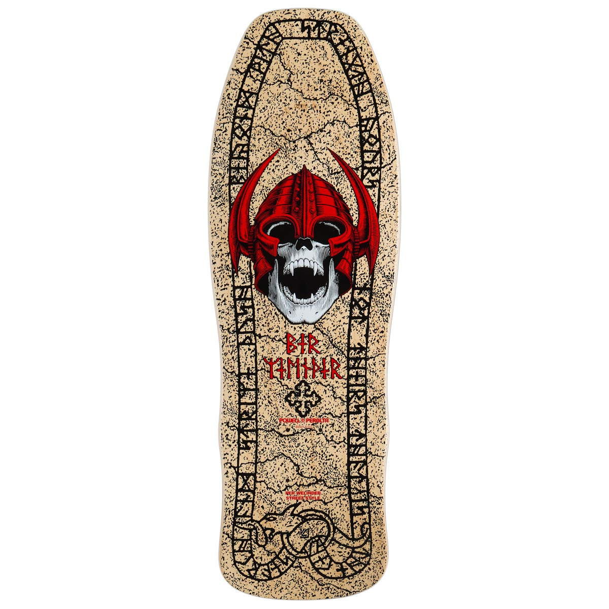 Powell-Peralta Per Welinder Nordic Skull 10 Skateboard Deck - Natural - 9.625