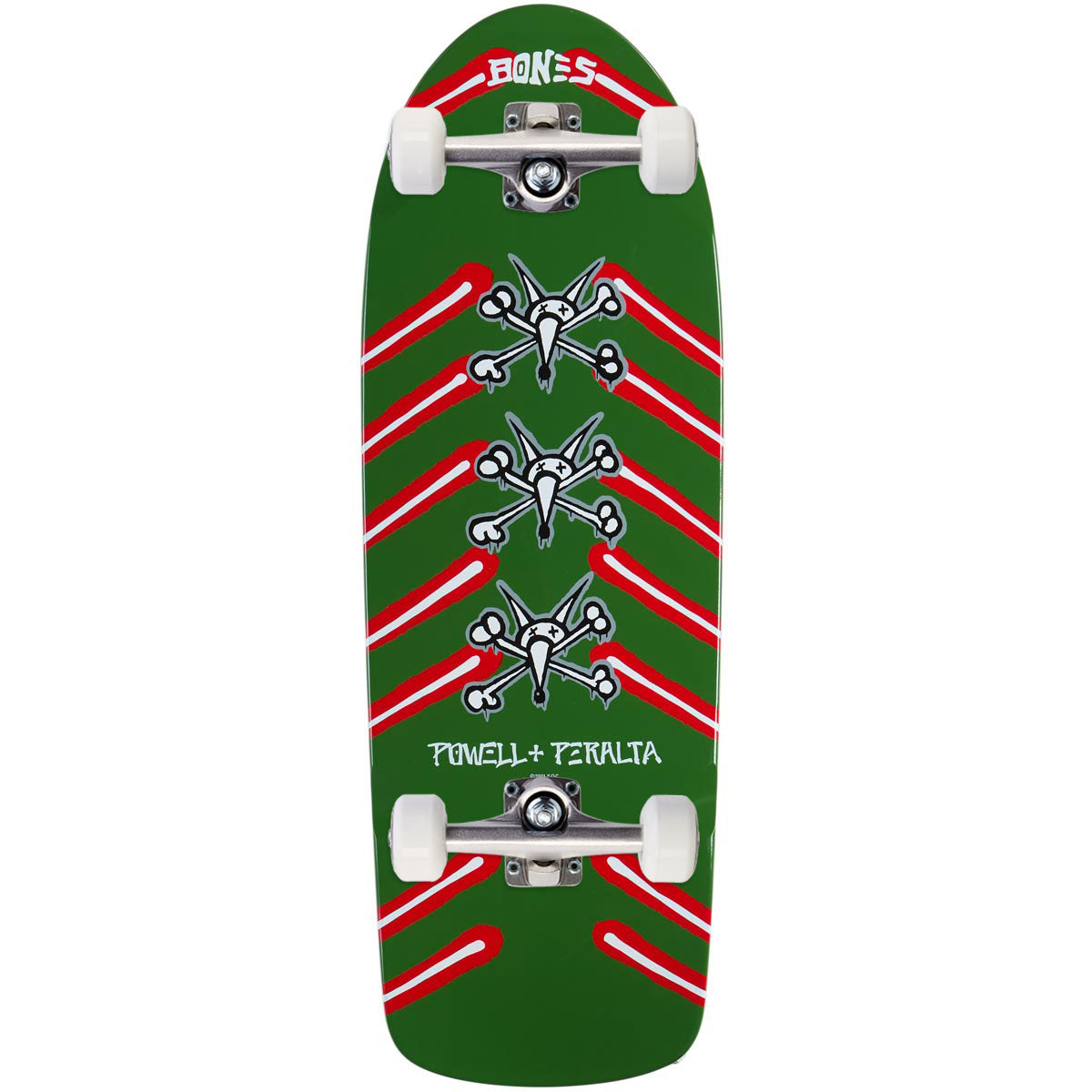 Powell-Peralta Rat Bones OG Skateboard Complete - Olive Green - 10.00