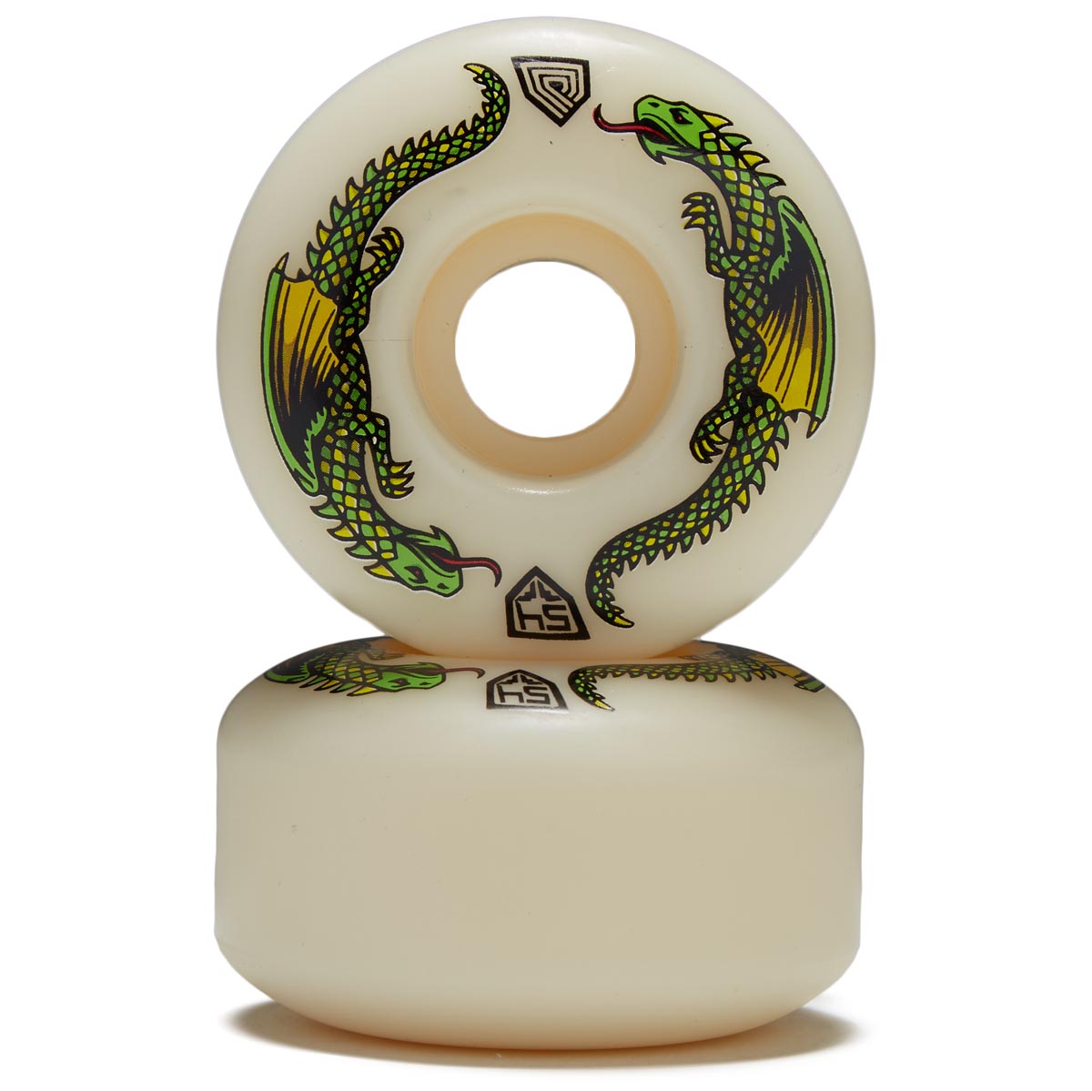 Powell-Peralta Dragon Formula 93a V1 Skateboard Wheels - Off White - 54mm image 2