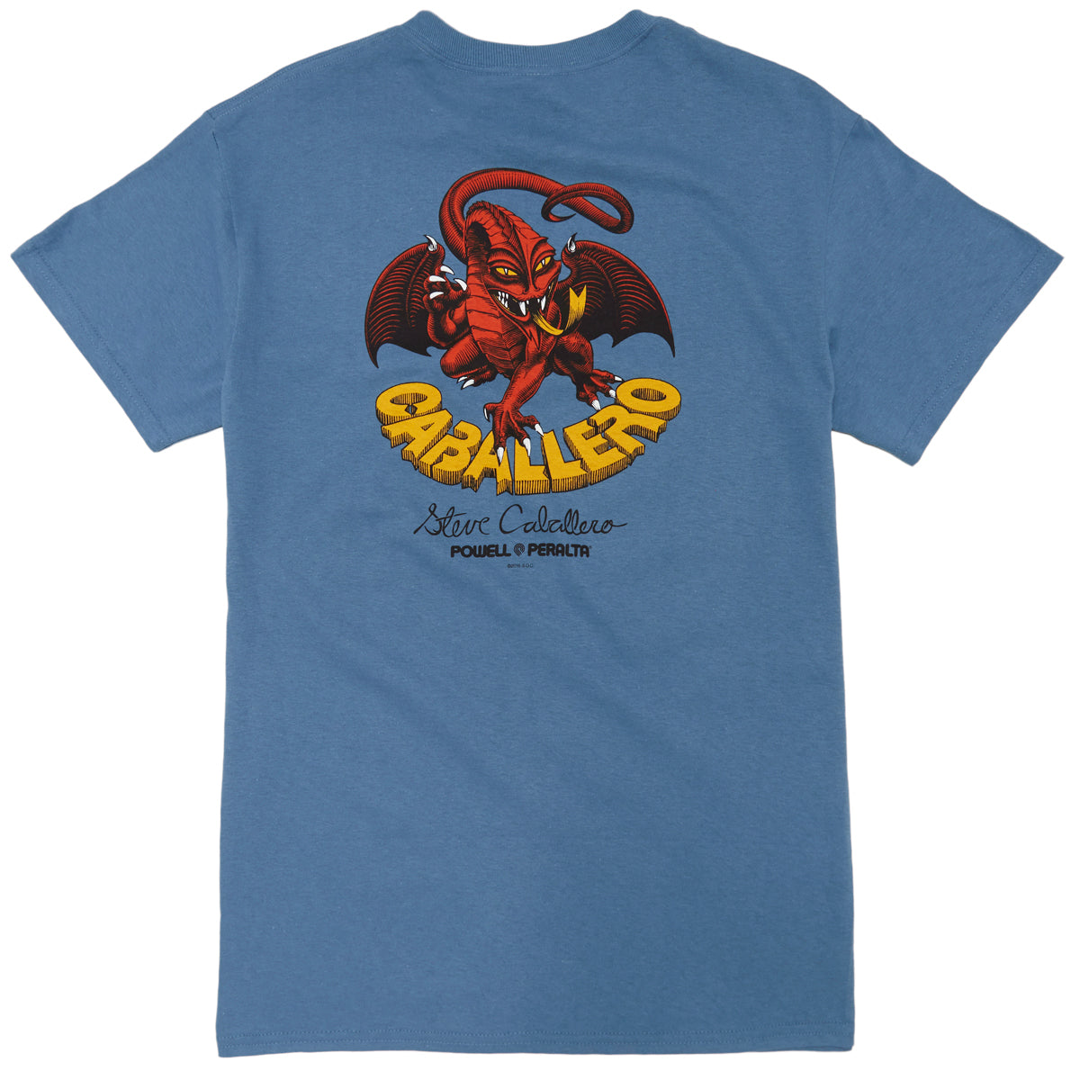 Powell-Peralta Cab Classic Dragon II T-Shirt - Indigo Blue image 1