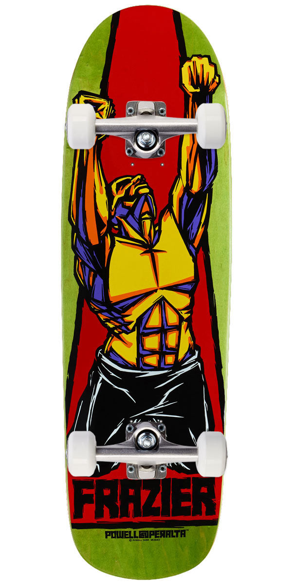 Powell-Peralta Mike Frazier Yellow Man 02 Skateboard Complete - Green Stain - 9.50