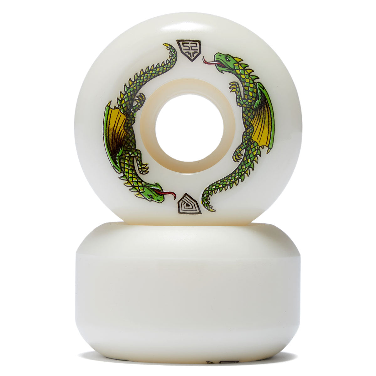 Powell-Peralta Dragon Formula 93a V5 Skateboard Wheels - Off White - 52mm image 2