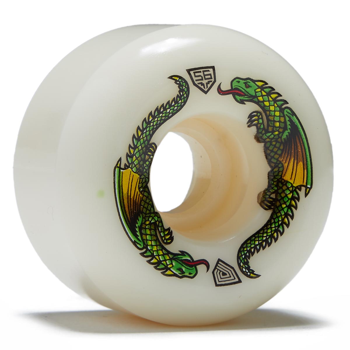 Powell-Peralta Dragon Formula 93a A2 Skateboard Wheels - Off White - 56mm image 1