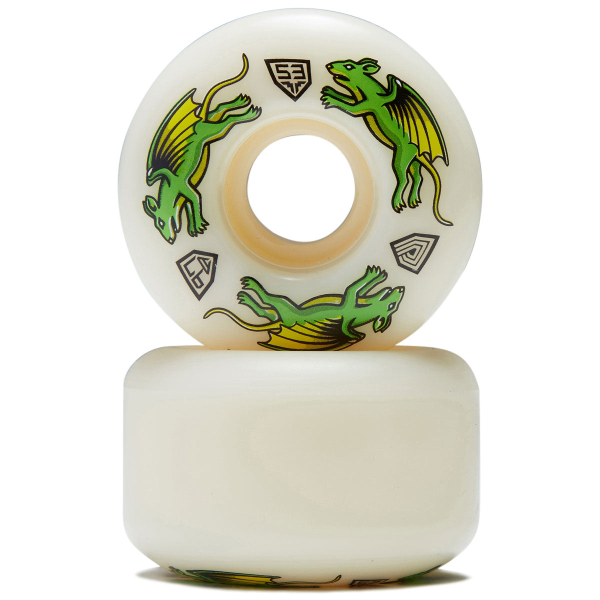 Powell-Peralta Dragon Formula 97a Nano Rat V4 Skateboard Wheels - Off White - 53mm image 2