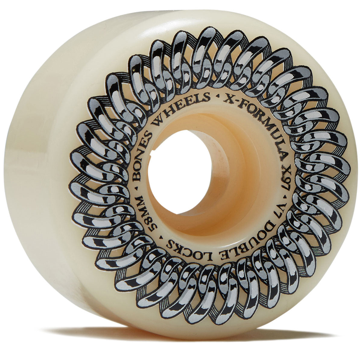 Bones X Formula Double Lock 97a V7 Skateboard Wheels - 58mm image 1