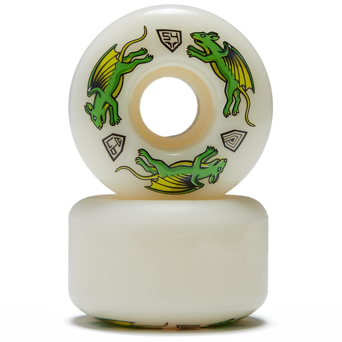 Powell-Peralta Dragon Formula 97a Nano Rat V4 Skateboard Wheels - Off White - 54mm image 2