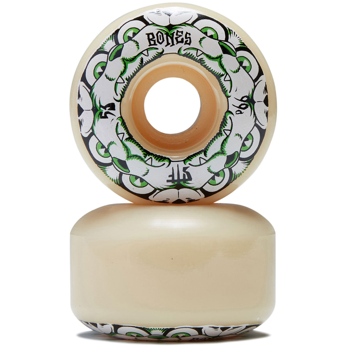 Bones 4 Dog Night 99a V4 Wide Skateboard Wheels - 53mm image 2