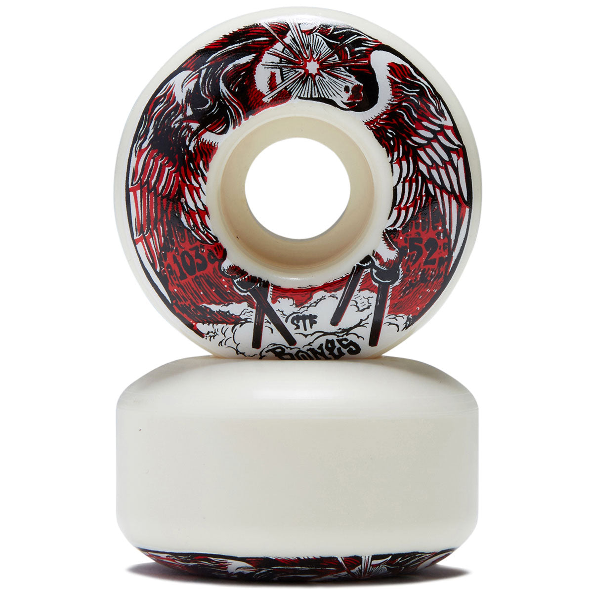 Bones Peg-Leg-Asus 103a V1 Standard Skateboard Wheels - 52mm image 2