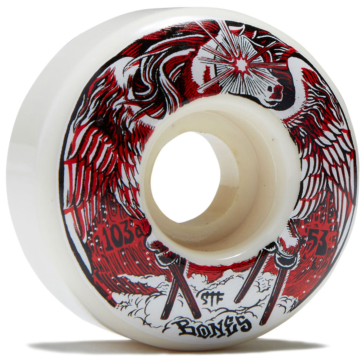 Bones Peg-Leg-Asus 103a V1 Standard Skateboard Wheels - 53mm image 1