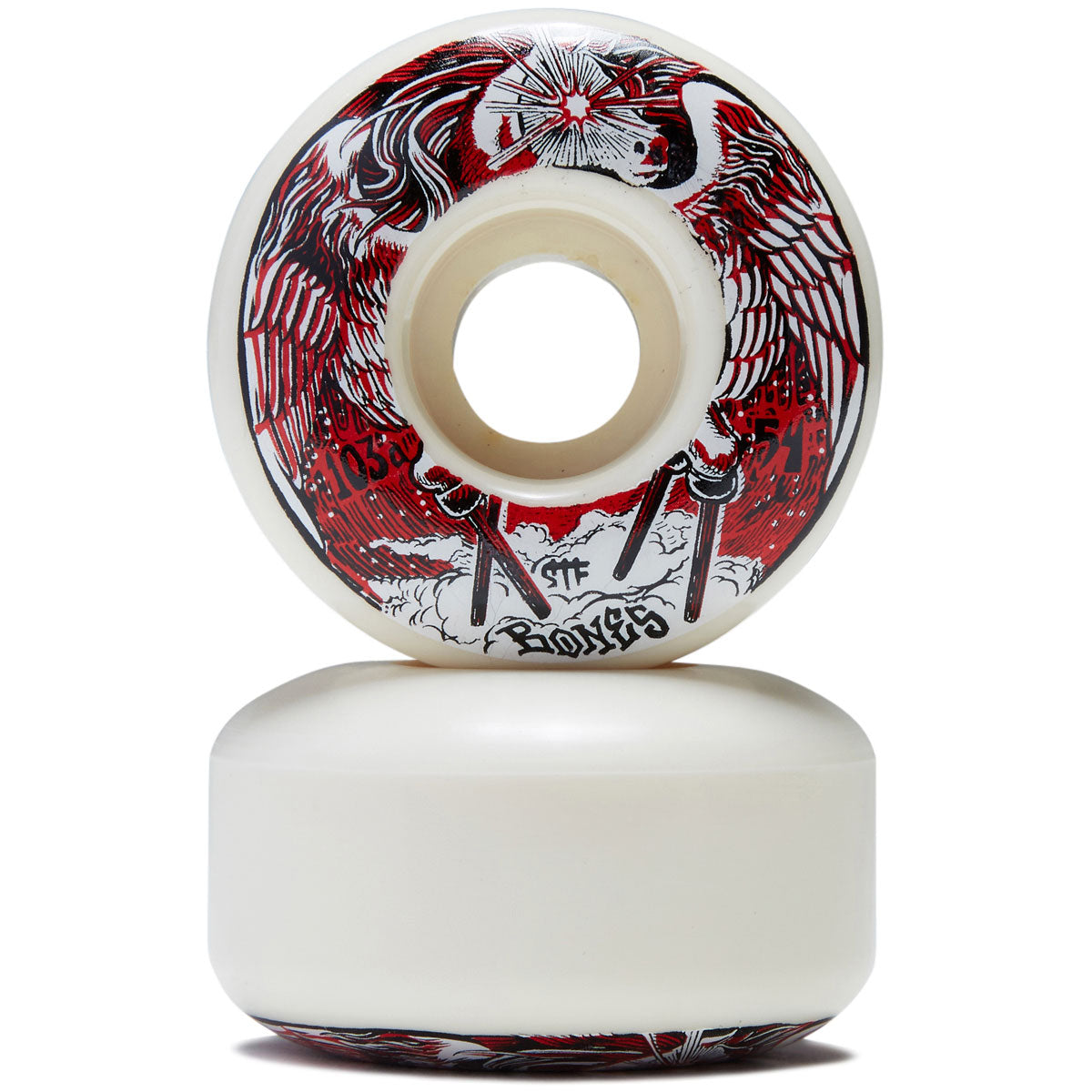 Bones Peg-Leg-Asus 103a V1 Standard Skateboard Wheels - 54mm image 2