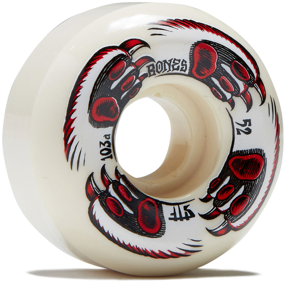 Bones Kitty Twister 103a V5 Sidecut Skateboard Wheels - 52mm image 1