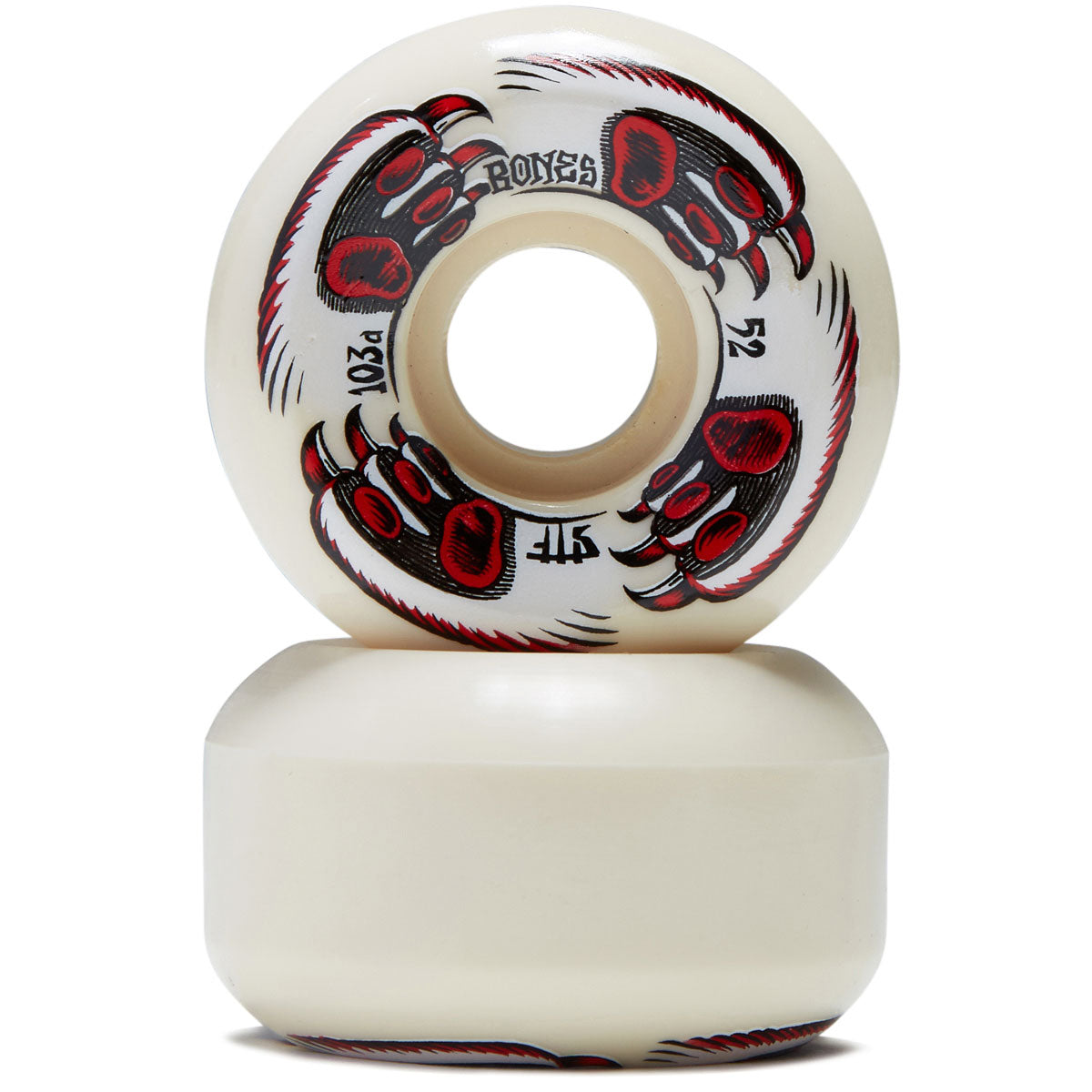 Bones Kitty Twister 103a V5 Sidecut Skateboard Wheels - 52mm image 2