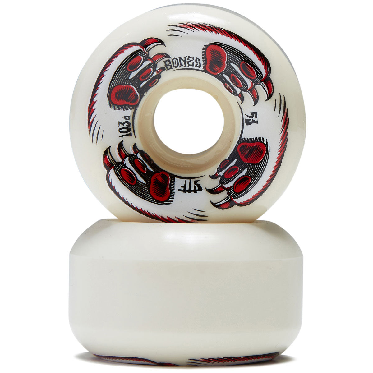 Bones Kitty Twister 103a V5 Sidecut Skateboard Wheels - 53mm image 2