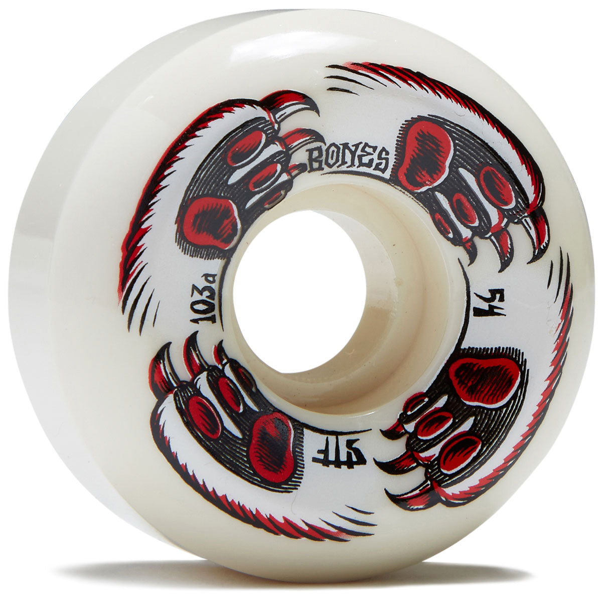 Bones Kitty Twister 103a V5 Sidecut Skateboard Wheels - 54mm image 1