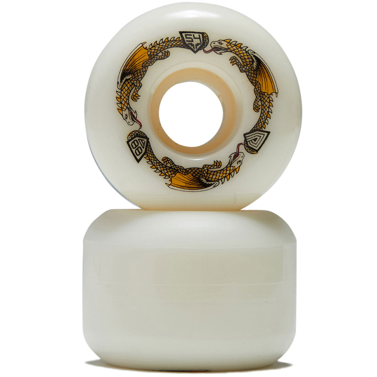 Powell-Peralta Dragon Formula 88a A2 Skateboard Wheels - Off White - 54mm image 2