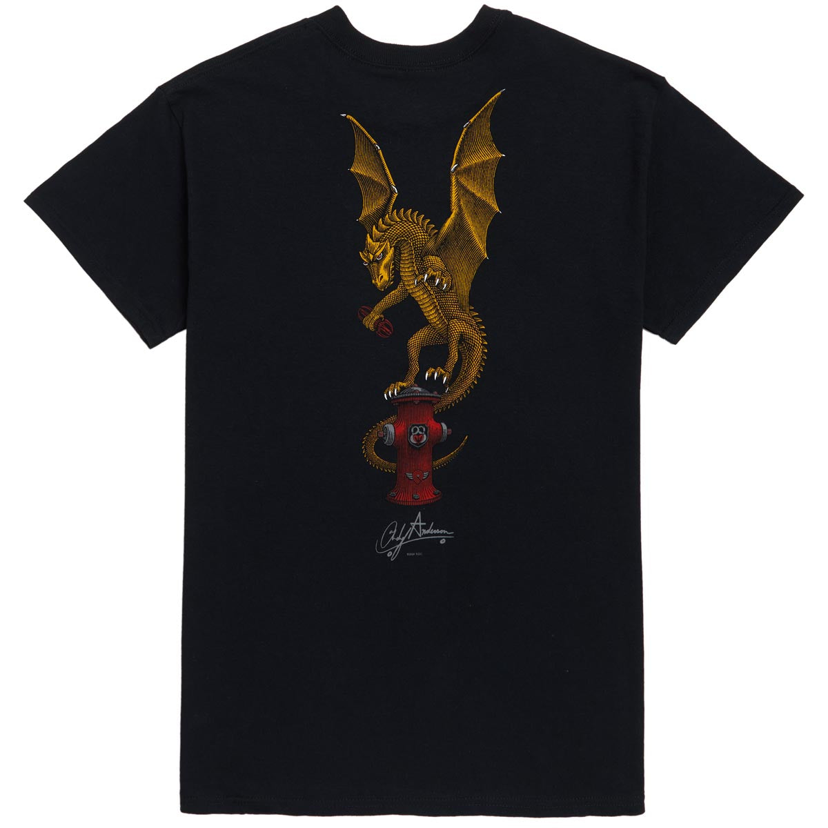 Powell-Peralta Andy Anderson Vajra T-Shirt - Black image 2