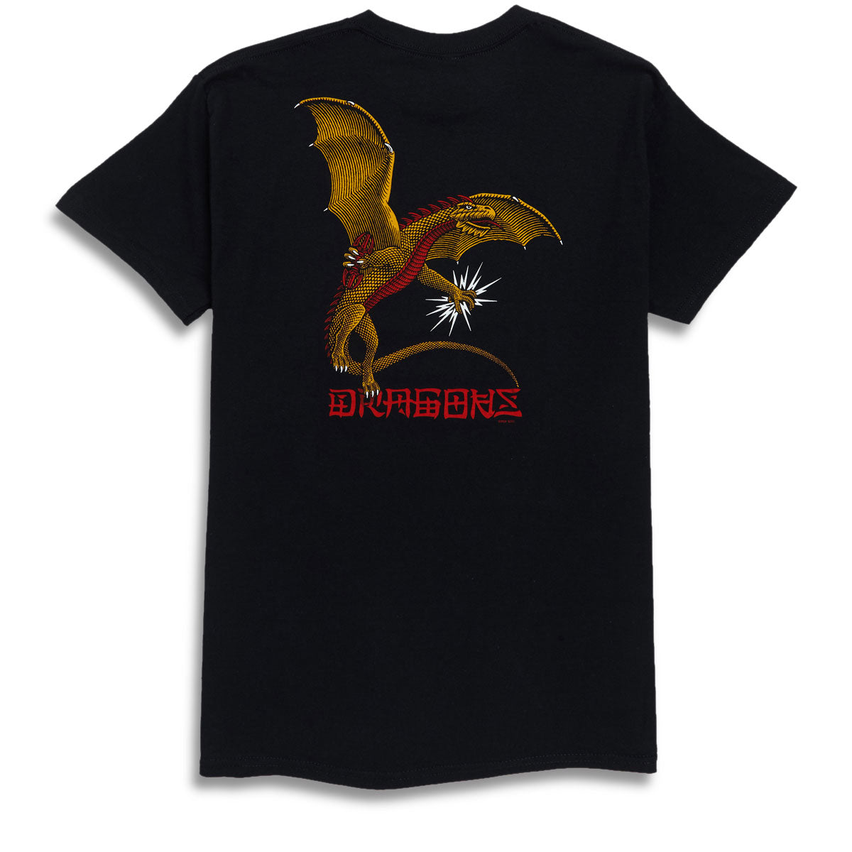 Powell-Peralta Dragons Logo T-Shirt - Black image 1