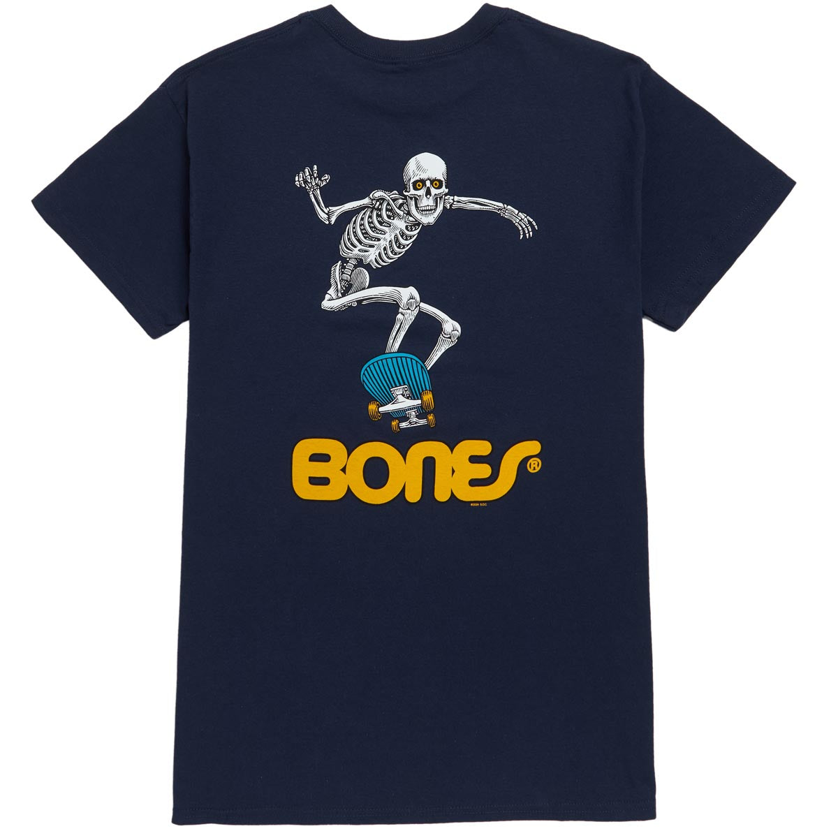 Powell-Peralta Skateboard Skeleton 2 T-Shirt - Navy image 2