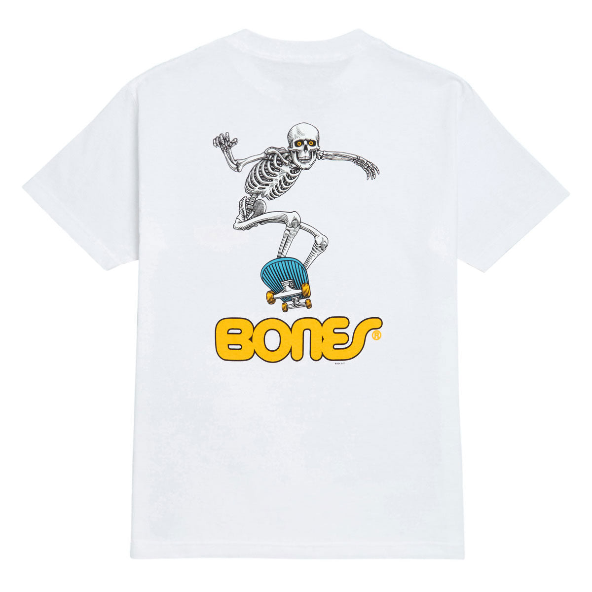 Powell-Peralta Skateboard Skeleton 2 T-Shirt - White image 1