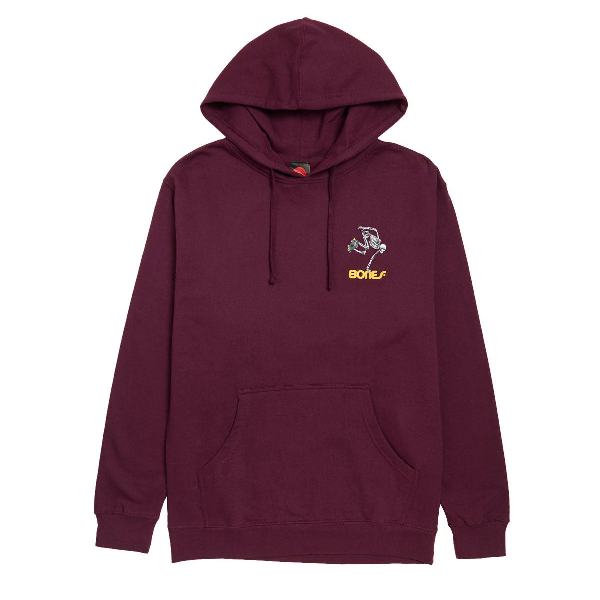 Powell-Peralta Skateboard Skeleton Hoodie - Maroon image 2