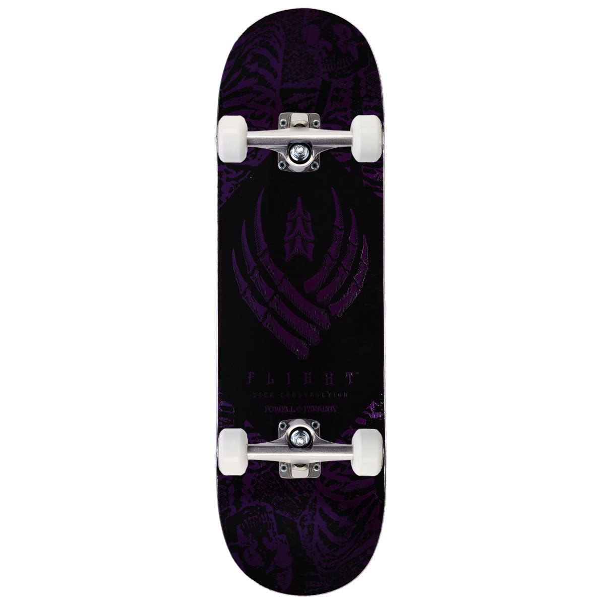 Powell-Peralta Flight Skeleton Skateboard Complete - Purple Foil - 9.00