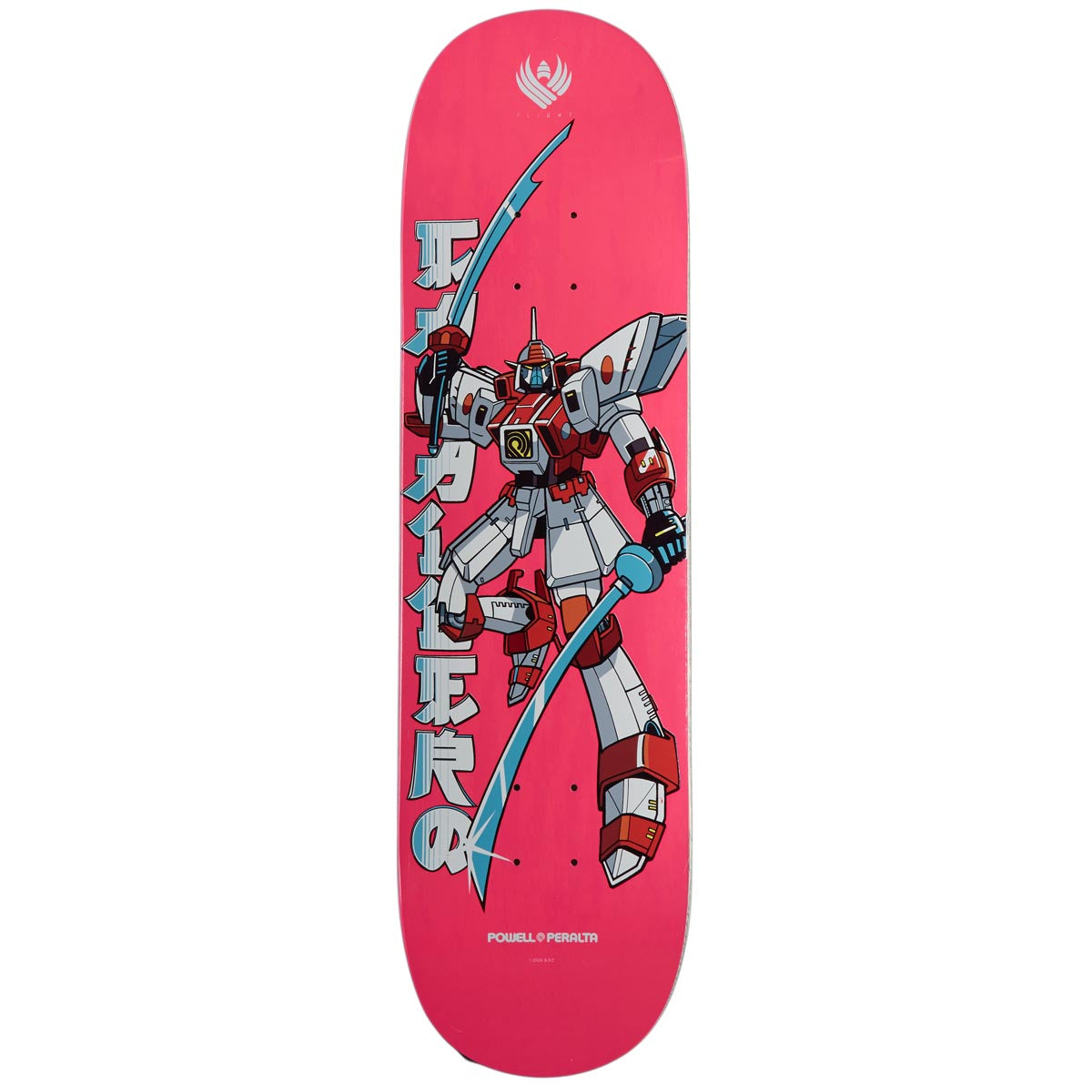 Powell-Peralta Flight Steve Caballero Gundam Skateboard Deck - Pink - 8.50