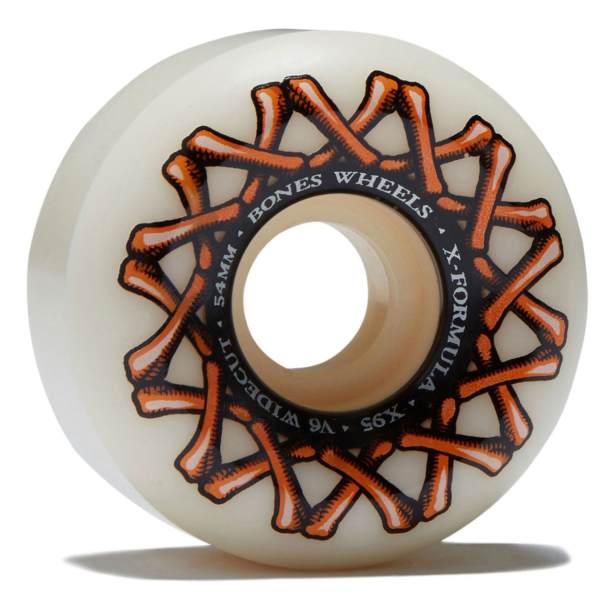 Bones X Formula Wide-Cuts 95a V6 Wide-Cut Skateboard Wheels - 54mm image 1