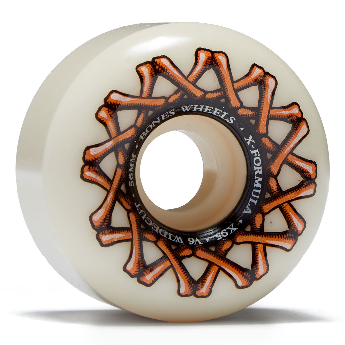 Bones X Formula Wide-Cuts 95a V6 Wide-Cut Skateboard Wheels - 56mm image 1