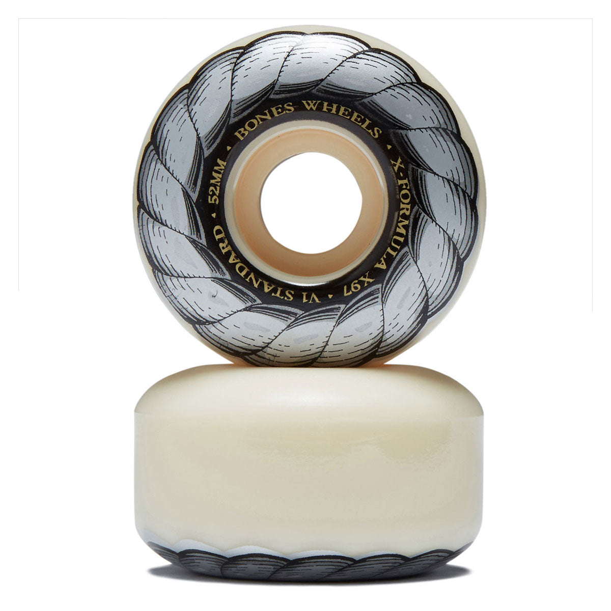 Bones X Formula Standards 97a V1 Skateboard Wheels - 52mm image 2