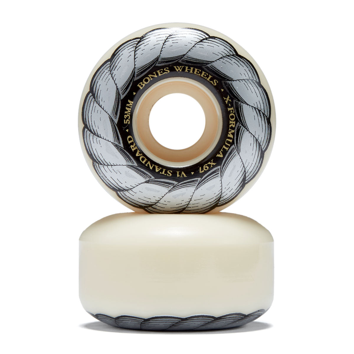 Bones X Formula Standards 97a V1 Skateboard Wheels - 53mm image 2
