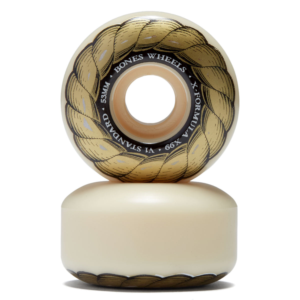Bones X Formula Standards 99a V1 Skateboard Wheels - 53mm image 2